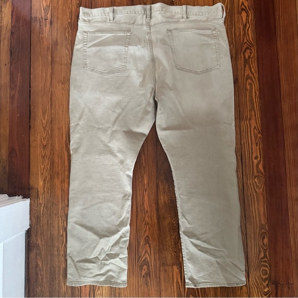 Cremieux Jeans Straight Leg Mens Size 44x30 Comfort Stretch Khaki Tan - Picture 4 of 5